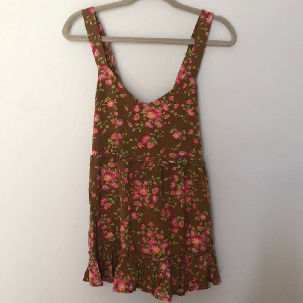 Matilda Jane floral woman’s cross cross tank top